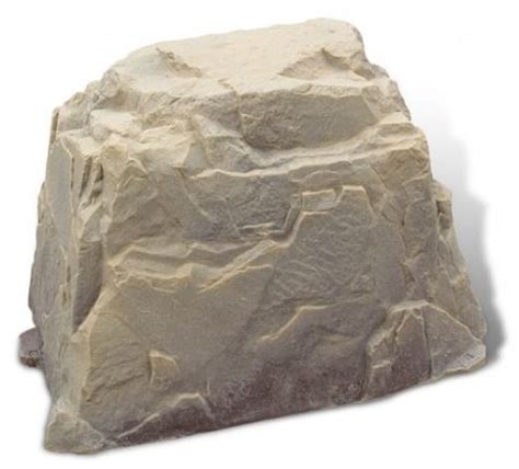 ground electrical box faux rock cover|artificial rock covers images.